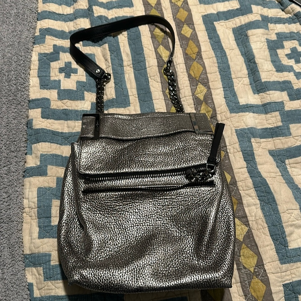 silver bag